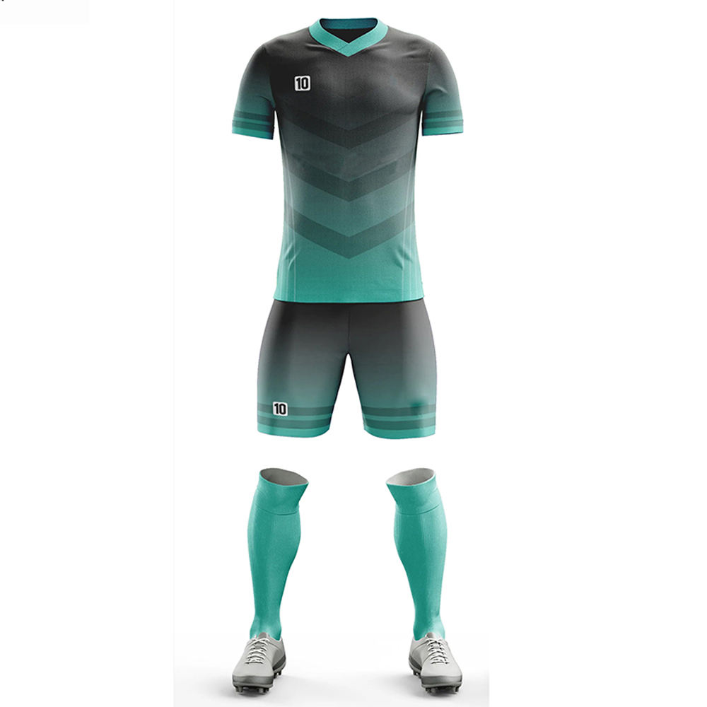 National Apparels 2024 Latest Design Soccer Uniform Set New Arrival Team Name Men Soccer Sports Football Uniforms For Sale